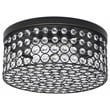 Lalia Home Glam 2 Light 12 Inch Round Flush Mount Restoration Bronze