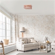 Lalia Home Glam 2 Light 12 Inch Square Flush Mount Rose Gold