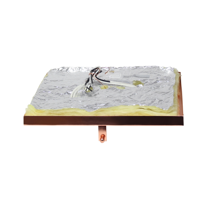 Lalia Home Glam 2 Light 12 Inch Square Flush Mount Rose Gold