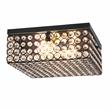 Lalia Home Glam 2 Light 12 Inch Square Flush Mount Restoration Bronze