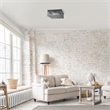 Lalia Home Glam 2 Light 12 Inch Square Flush Mount Restoration Bronze