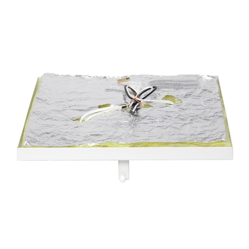 Lalia Home Glam 2 Light 12 Inch Square Flush Mount White