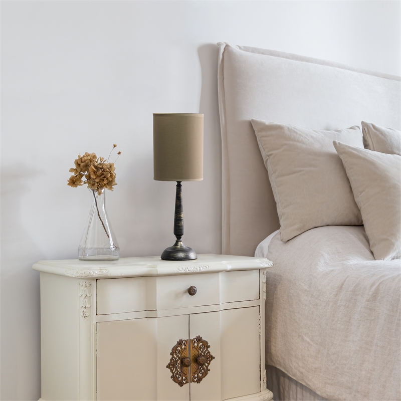 Simple Designs Traditional Candlestick Table Lamp Oil Rubbed Bronze