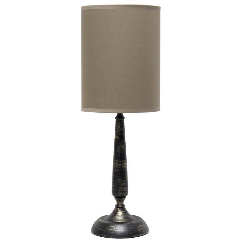 Simple Designs Traditional Candlestick Table Lamp Oil Rubbed Bronze