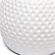 Simple Designs Studded Texture Ceramic Table Lamp White