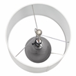 Lalia Home Droplet Table Lamp with Fabric Shade Gray