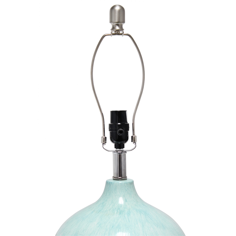 Lalia Home Bayside Horizon Table Lamp with Fabric Shade