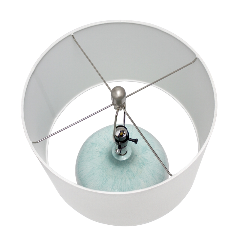 Lalia Home Bayside Horizon Table Lamp with Fabric Shade