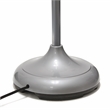 5 Light Adjustable Gooseneck Silver Floor Lamp with Fun Multicolored Shades