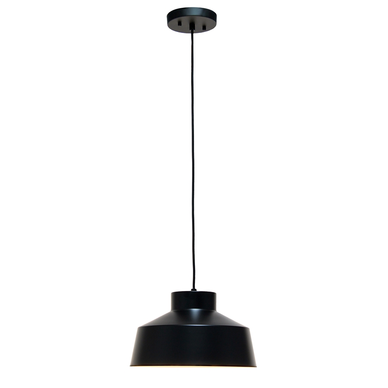 Industrial Barn Pendant Black