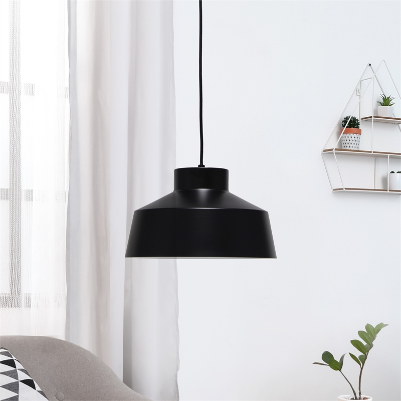 Industrial Barn Pendant Black