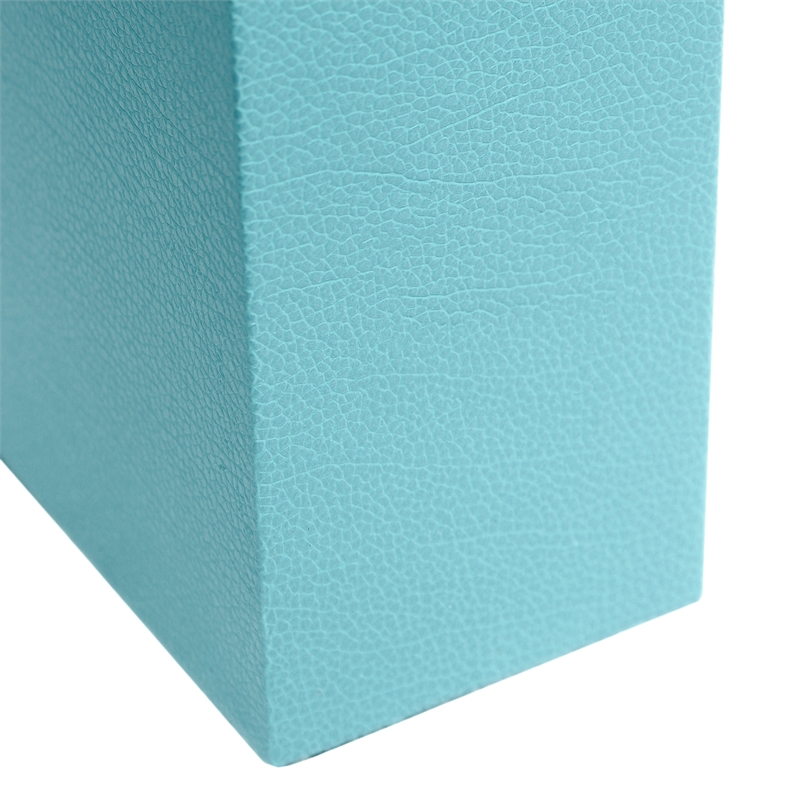 Lalia Home Lexington 21in Leather Base Table Lamp Aqua Turquoise