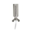 Lalia Home Elipse 10in Metal Crystal Sphere Glamourous Orb Table Lamp Chrome