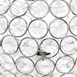Lalia Home Elipse 10in Metal Crystal Sphere Glamourous Orb Table Lamp Chrome