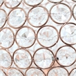 Lalia Home Elipse 10in Metal Crystal Sphere Glamourous Orb Table Lamp Rose Gold