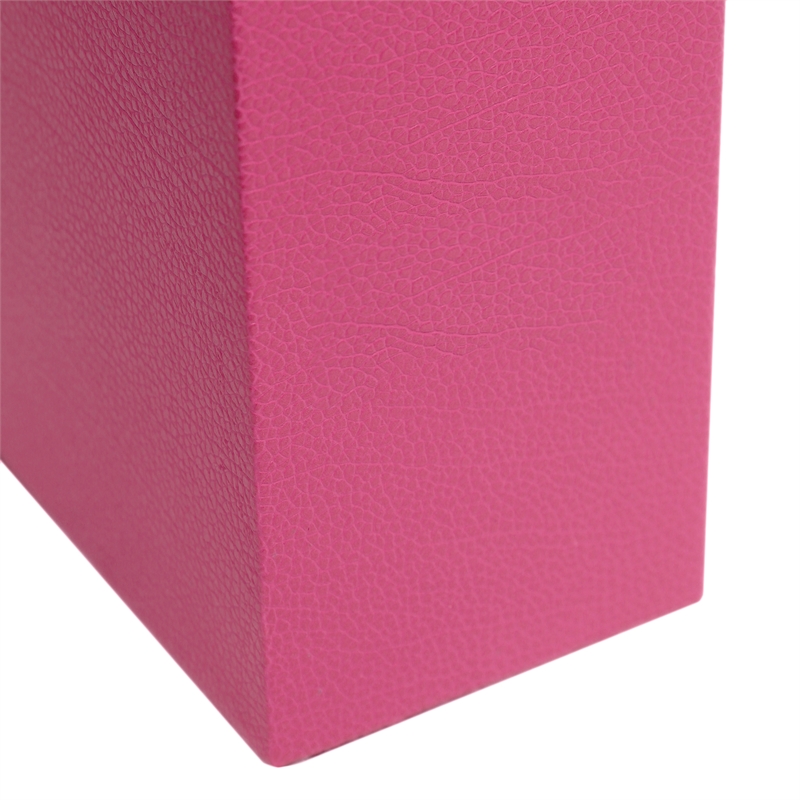 Lalia Home Lexington 21in Leather Base Table Lamp Hot Pink