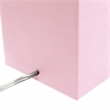 Lalia Home 21in Leather Base Table Lamp with USB Charging Port Pink