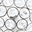 Lalia Home 8in Metal Crystal Round Sphere Glamourous Orb Table Lamp Chrome
