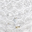 Lalia Home 8in Metal Crystal Round Sphere Glamourous Orb Table Lamp White