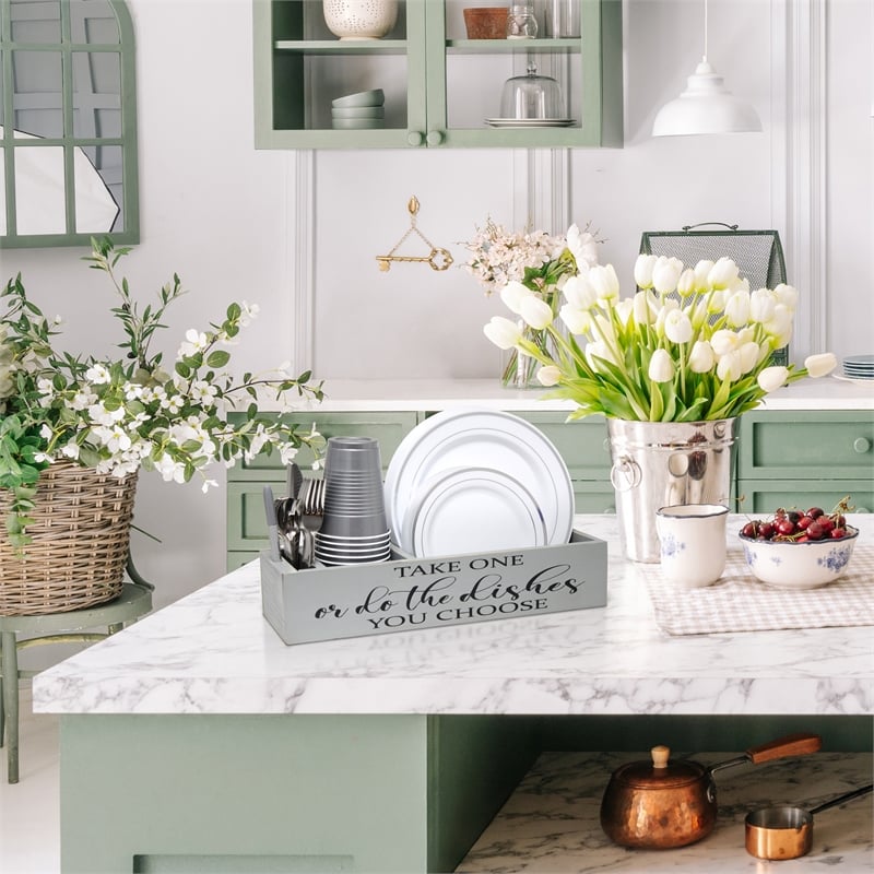Wood Kitchen Organizer S 
