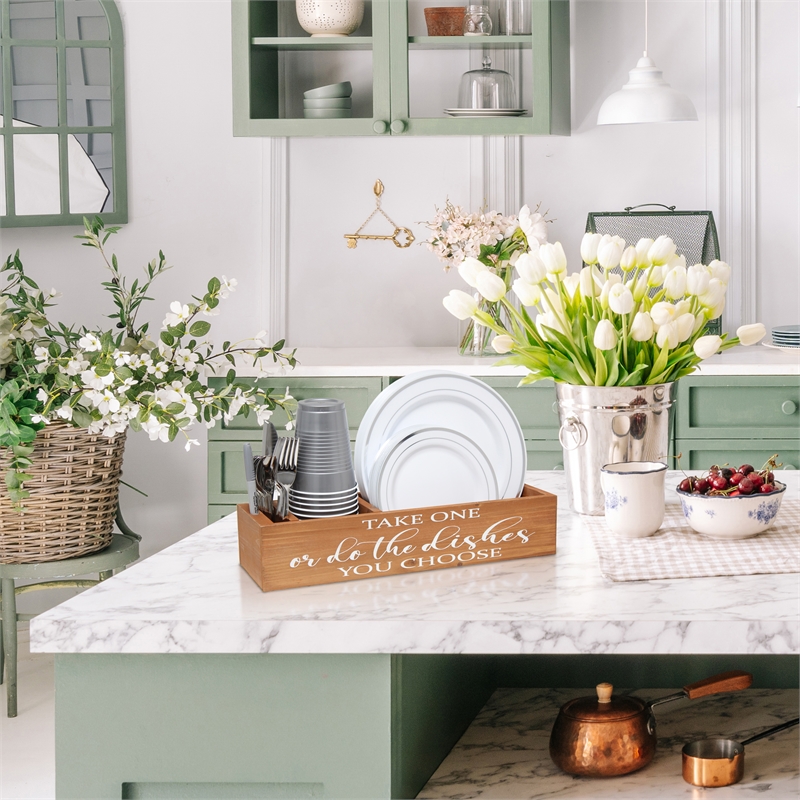 Wood Kitchen Organizer S 