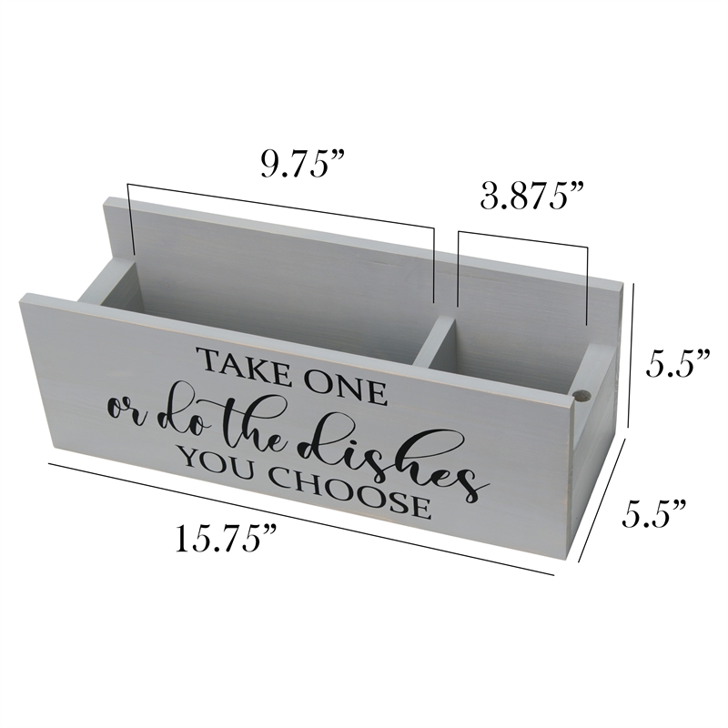 Wood Kitchen Organizer L 