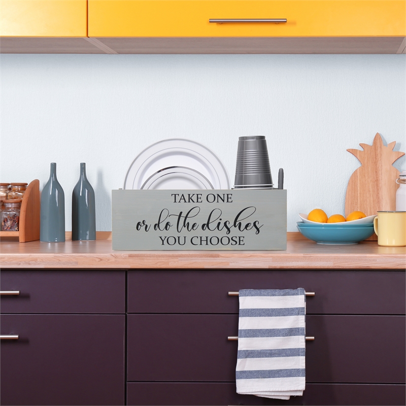 Wood Kitchen Organizer L 