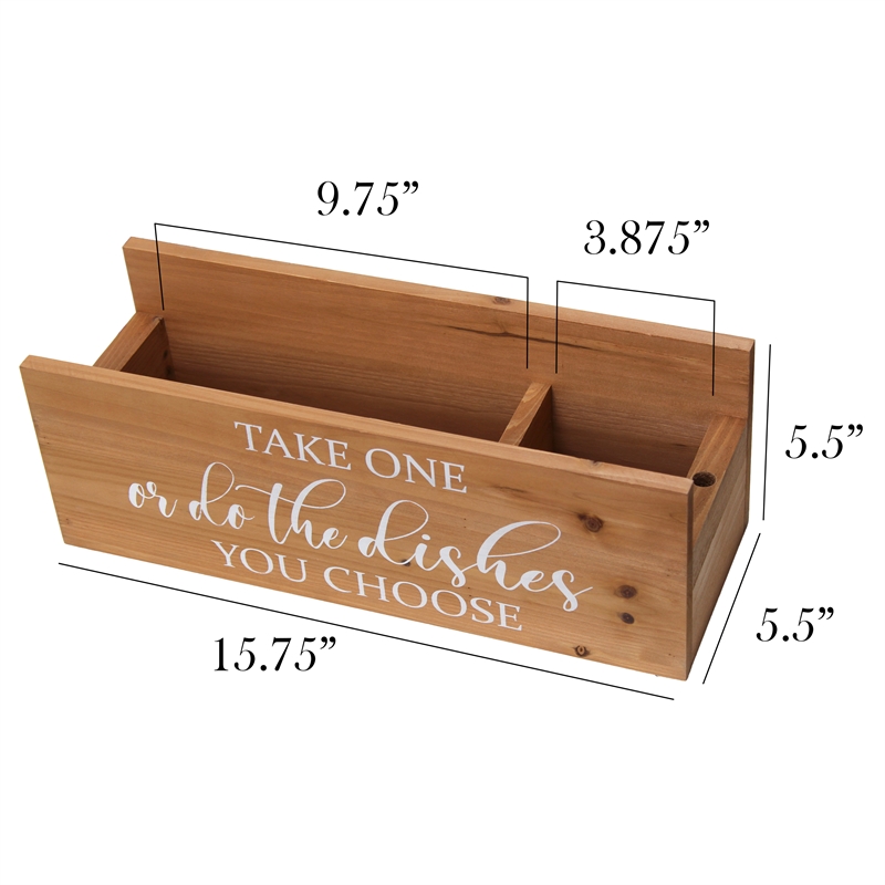 Wood Kitchen Organizer L 