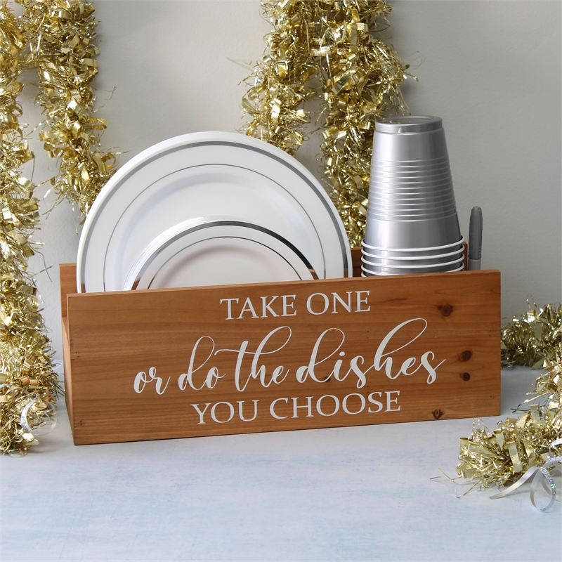 Wood Kitchen Organizer L 