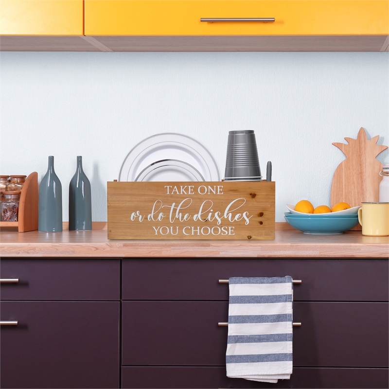 Wood Kitchen Organizer L 