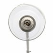 Elegant Designs Pivot Arm Floor Lamp with Glass Shade