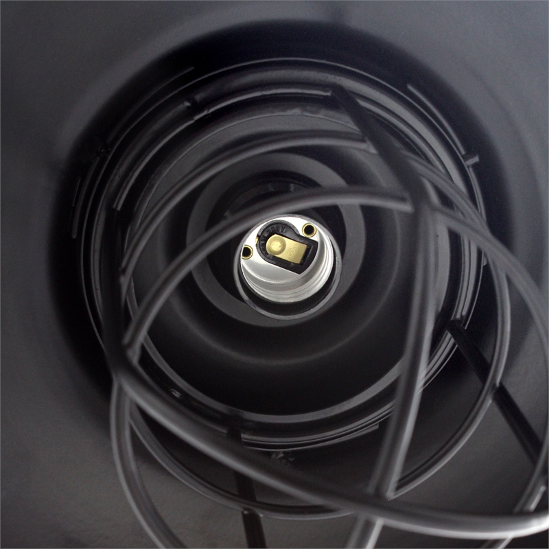 Elegant Designs Rustic Open Cage Floor Lamp Restoration Bronze