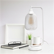 Elegant Designs Mesh Wire Desk Lamp Matte White