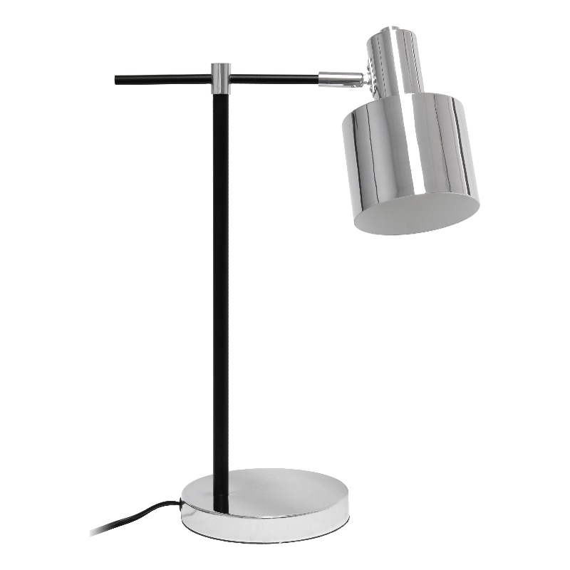 Simple Designs Metal Table Lamp Chrome