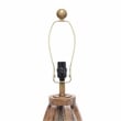 Elegant Designs Vintage Farmhouse Wood and Netted 2 Light Table Lamp Old Wood