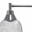 Elegant Designs Mesh Wire Desk Lamp Chrome