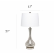 Elegant Designs Mercury Glass Vase Table Lamp