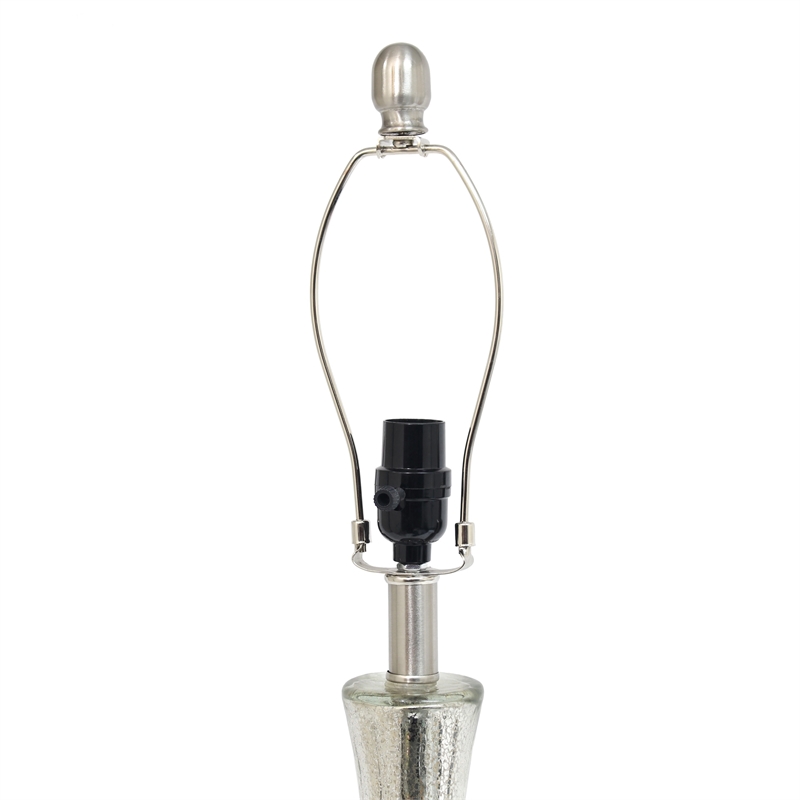 Elegant Designs Mercury Glass Vase Table Lamp