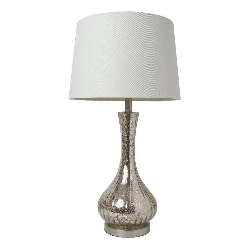 Elegant Designs Mercury Glass Vase Table Lamp
