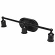 Elegant Designs 3 Light Edison Exposed Bulb Vanity Light Matte Black