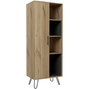rst brands aster wood storage cabinet in natural