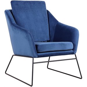 rst brands cydni velvet upholstered accent chair