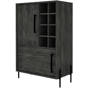 rst brands page composite wood bar cabinet in smokey oak