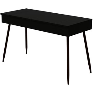 rst brands lindon modern writing desk in black