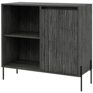 rst brands talmage wood accent cabinet in smokey oak