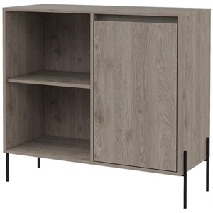 rst brands talmage modern accent cabinet in aged oak