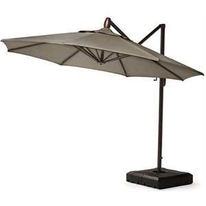 rst brands modular outdoor 10' round umbrella - tan