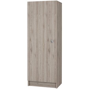 RST Brands Pinion MDF Kitchen Storage Cabinet in Light Gray Veneer