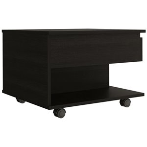 RST Brands Lindon MDF Coffee Table with Lift-Top in Black Veneer