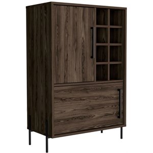 rst brands page composite wood bar cabinet in walnut